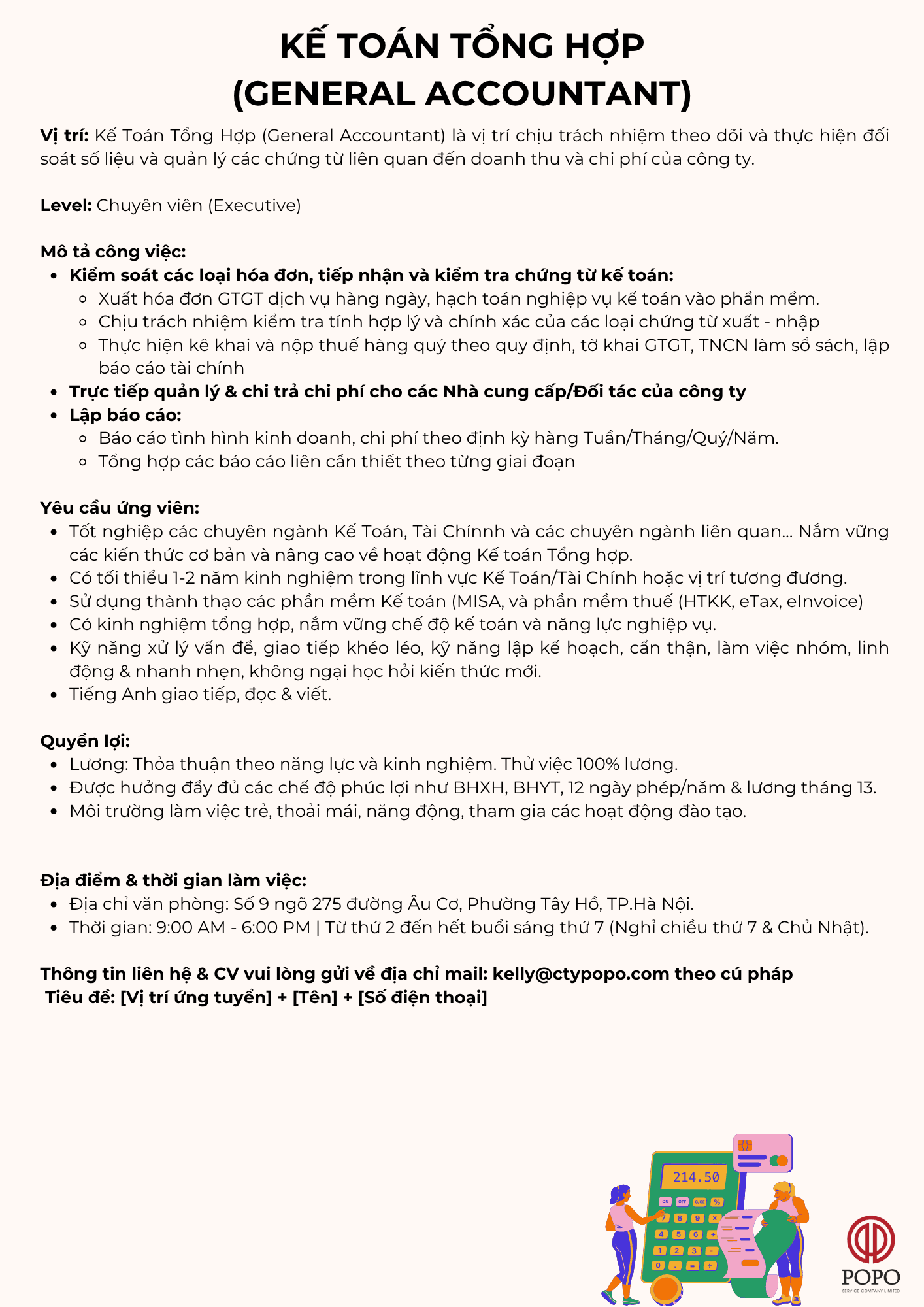Hành chính nhân sự (HR Generalist)